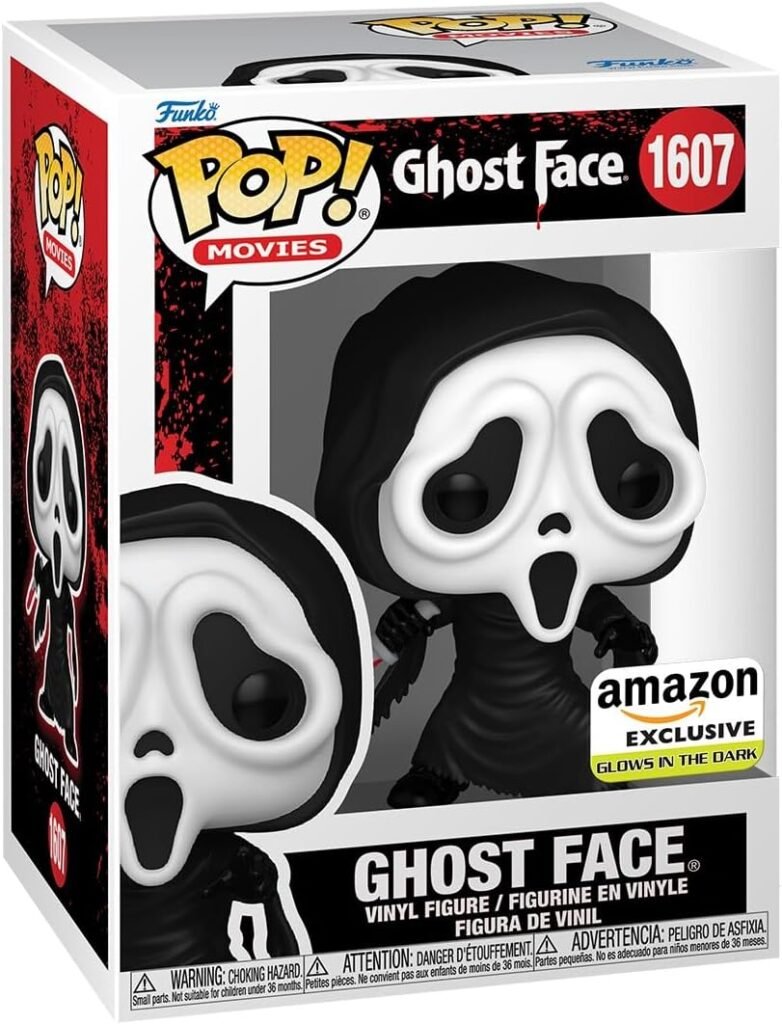Funko Pop Ghostface Amazon Exclusive Glows in the Dark edición limitada